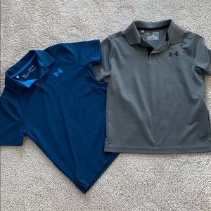 Under Armour Youth Golf Shirts - Small